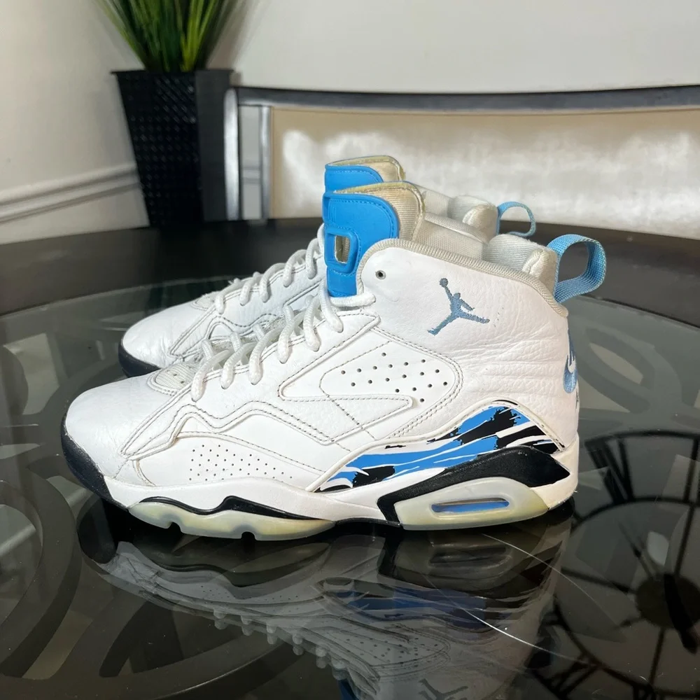 Nike Air Jordan Jumpman MVP 678 White University Blue UNC Sz 8